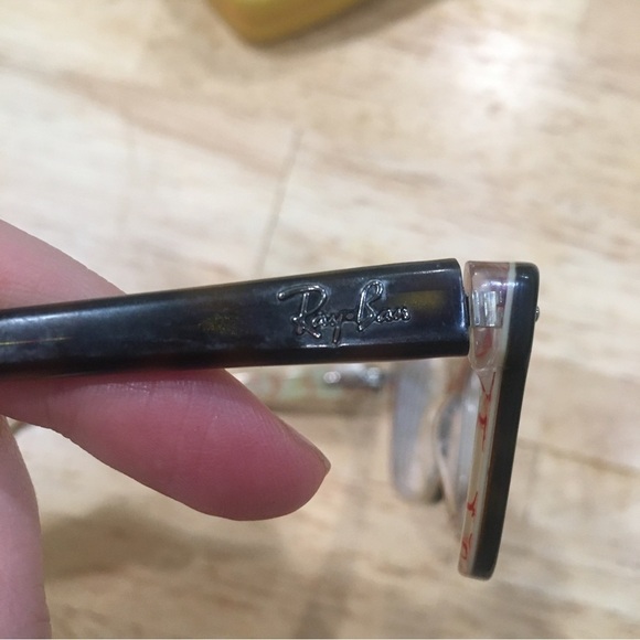 RAYBAN ray ban logo reading glasses rectangular rectangle - Picture 3 of 8